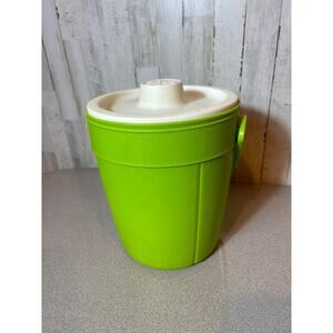 Vintage‎ Rubbermade Lime Green Insulated Ice Bucket